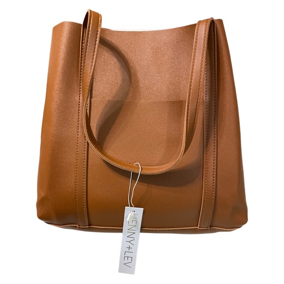HENNY & LEV Handbags - Henny & Lev Vegan Leather Tote